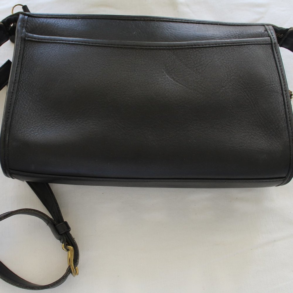 Coach Black Leather Vintage Crossbody Purse  USA